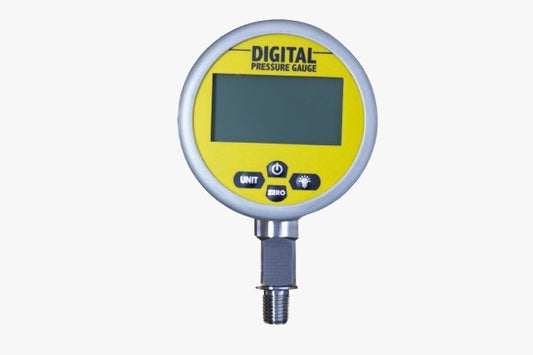 Digital pressure gauge – 3″ – CV 1/4″ – 0 to 1000 PSI / 0 to 70 BAR – stainless steel – 0.25% FS